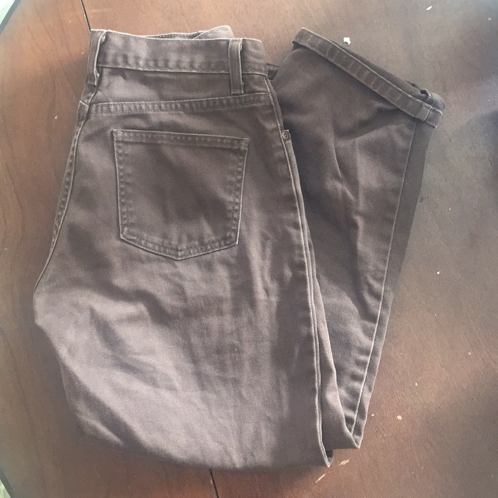 Adorable brown LL bean pants
